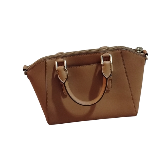 Michael Kors Purse Preppy Neutral Minimalist Quiet Luxury Classic Timeless Bag - Picture 2 of 11